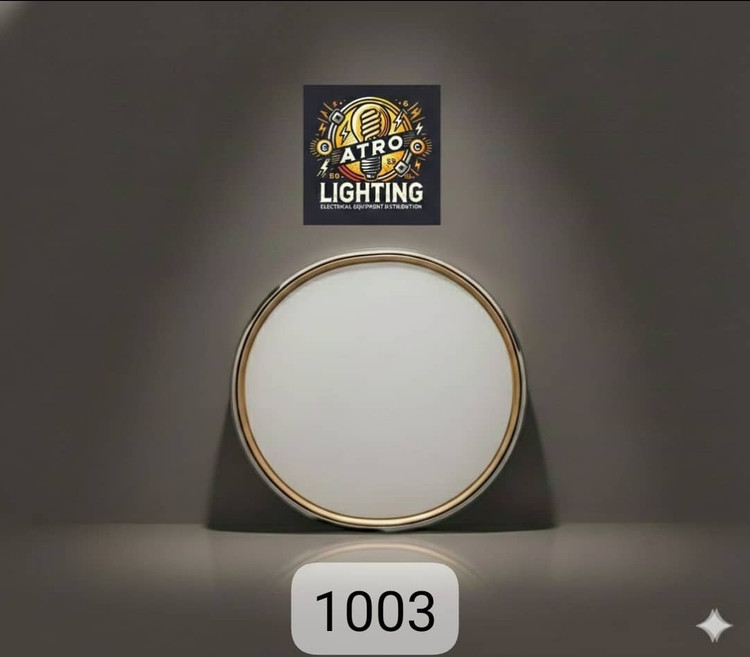 چراغ سقفی سه حالته ۱۲۰ وات کد 1003 گرد ریموت دار